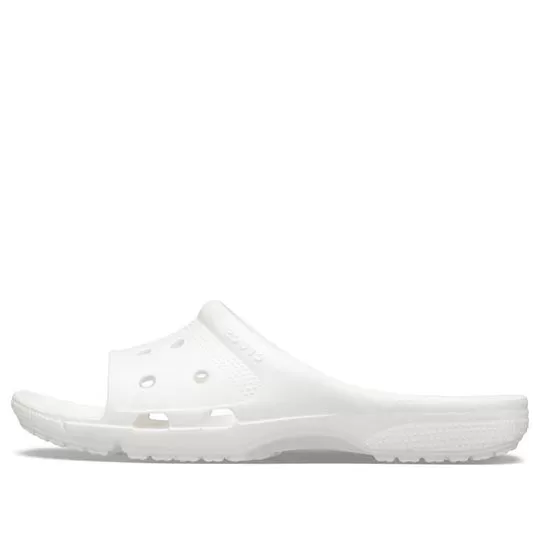 CCrocs Classic Clog Chinelos brancos unissex casuais