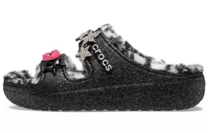 Classic Cozzzy Disco Glitter Sandálias ‘Pretas’