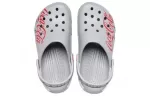 Coca Cola x Crocs Crossover Light X Outdoor Salto Plano Casual Esportivo Unissex Sandálias Cinza