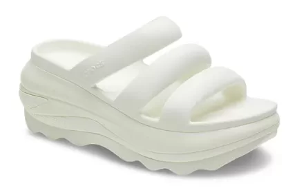 Crocs Alça tripla Mega Crush ‘Chalk White’