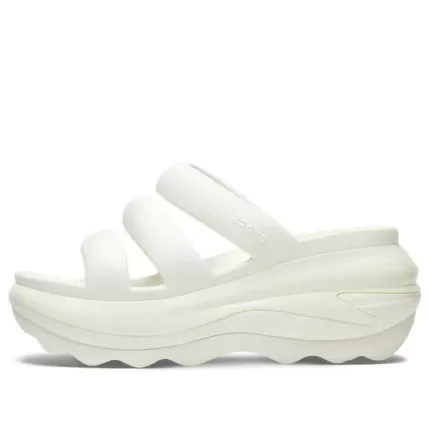 Crocs Alça tripla Mega Crush ‘Chalk White’