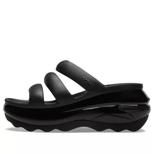 Crocs Alça tripla Mega Crush ‘Preta’