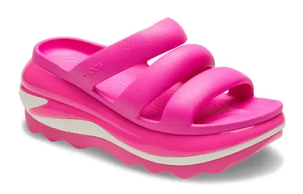 Crocs Alça tripla Mega Crush ‘Rosa’