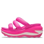 Crocs Alça tripla Mega Crush ‘Rosa’
