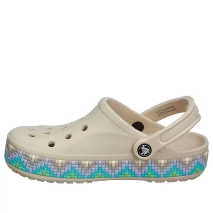 Crocs Banda Bayaband Chevron Clogs ‘Stucco Multi’