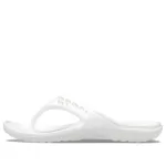 Crocs Baya Chinelos casuais minimalistas brancos 11999-100