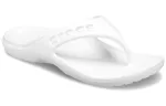 Crocs Baya Chinelos casuais minimalistas brancos 11999-100