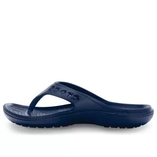 Crocs Baya Light Cozy Flat Chinelos Azul Profundo 11999-410
