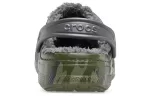 Crocs Baya Lined Clog Impressão de lã forrada chinelos camuflados unissex