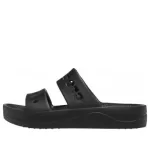 Crocs Baya Sandálias Plataforma ‘Preto’