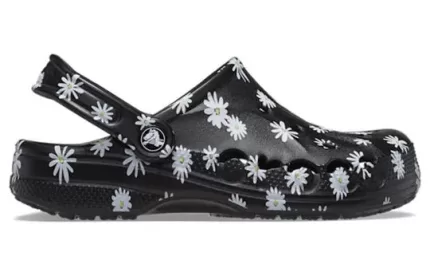 Crocs Baya Sazonal Impresso Clogs ‘Black Daisy’