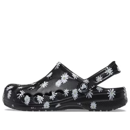 Crocs Baya Sazonal Impresso Clogs ‘Black Daisy’