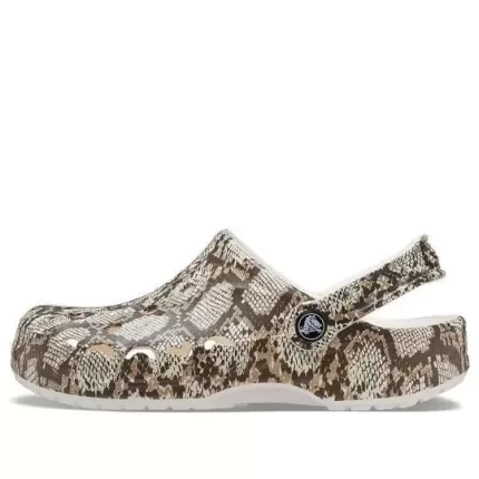 Crocs Baya Sazonal Impresso Clogs ‘Cogumelo Ostra’