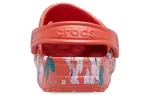 Crocs Baya sazonal impressa Clogs ‘Spicy Orange White’