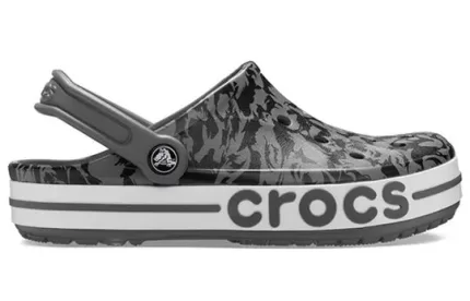 Crocs Bayaband Beach Cinza Preto Sandálias ‘Grey Black’