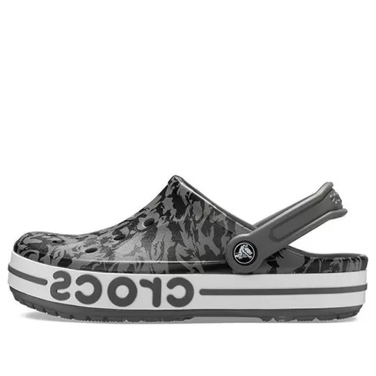 Crocs Bayaband Beach Cinza Preto Sandálias ‘Grey Black’