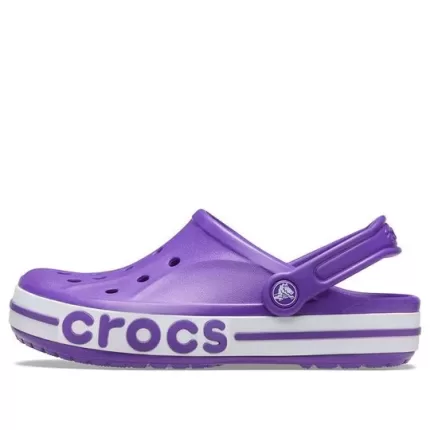 Crocs Bayaband Clog resistente ao desgaste aconchegante praia esportiva unissex sandálias roxas