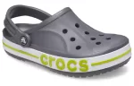 Crocs Bayaband Cozy Sandálias Esportivas Vermelhas Unissex Cinza