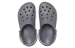 Crocs Bayaband Cozy Sandálias Esportivas Vermelhas Unissex Cinza