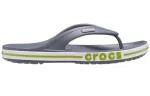 Crocs Bayaband Flip antiderrapante resistente ao desgaste casual cinza verde chinelos ‘cinza verde’