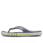 Crocs Bayaband Flip antiderrapante resistente ao desgaste casual cinza verde chinelos ‘cinza verde’