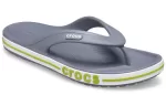 Crocs Bayaband Flip antiderrapante resistente ao desgaste casual cinza verde chinelos ‘cinza verde’