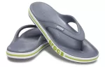 Crocs Bayaband Flip antiderrapante resistente ao desgaste casual cinza verde chinelos ‘cinza verde’