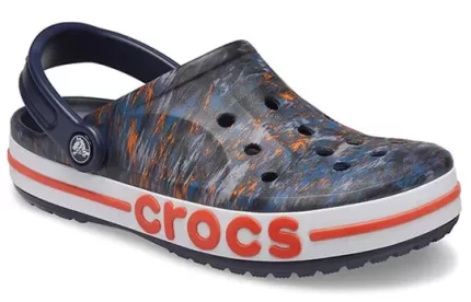 Crocs Bayaband Impressão Sandálias Azul Profundo