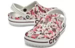 Crocs Bayaband Impresso Classic Clogs ‘Branco Marrom Vermelho’