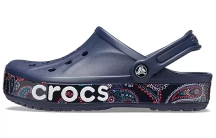 Crocs Bayaband Printing Sandálias Unissex Azul