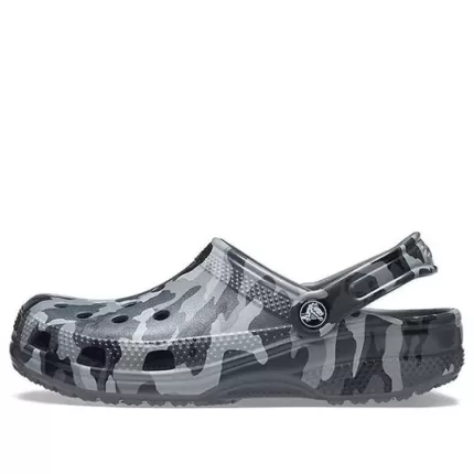 Crocs Beach Sandálias Cinza Camuflagem Unissex