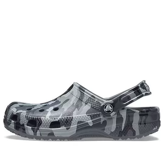 Crocs Beach Sandálias Cinza Camuflagem Unissex