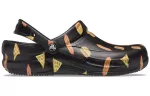 Crocs Bistro Graphic Clog Elegante Casual Sandálias Pretas