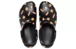 Crocs Bistro Graphic Clog Elegante Casual Sandálias Pretas