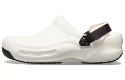 Crocs Bistrô Pro Literide Clogs ‘Branco Preto Laranja’