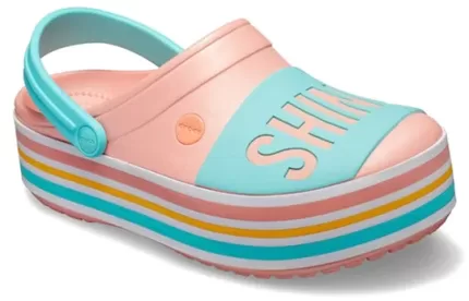 Crocs CB Plataforma Bold Color Melon Unissex Tamanco