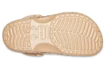 Crocs Chinelos Baya forrados com estampa de leopardo