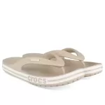 Crocs Chinelos Bayaband ‘Bege Branco’