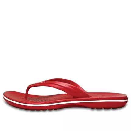 Crocs Chinelos Crocband ‘Vermelho Branco’ 11033-6FT