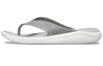 Crocs Chinelos LiteRide Beach Cinza