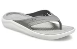 Crocs Chinelos LiteRide Beach Cinza