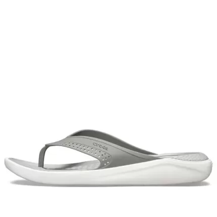 Crocs Chinelos LiteRide Beach Cinza