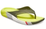Crocs Chinelos LiteRide Colorblock amarelos