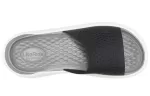 Crocs Chinelos LiteRide Fashion unissex cinza claro