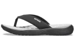 Crocs Chinelos Reviva branco preto