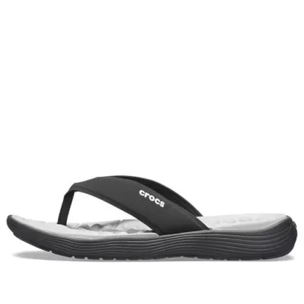 Crocs Chinelos Reviva branco preto