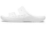 Crocs Chinelos brancos unissex fashion casuais