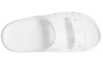 Crocs Chinelos brancos unissex fashion casuais