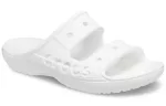 Crocs Chinelos brancos unissex fashion casuais