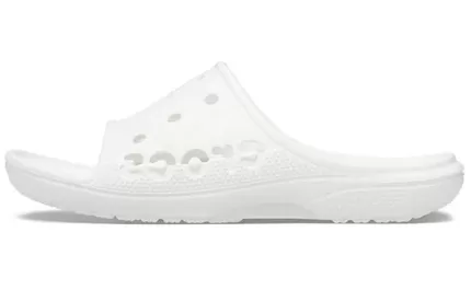 Crocs Chinelos casuais minimalistas Baya brancos 12000-100